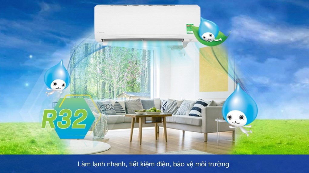 Điều hòa Daikin 1 chiều 18000BTU FTF50XV1V